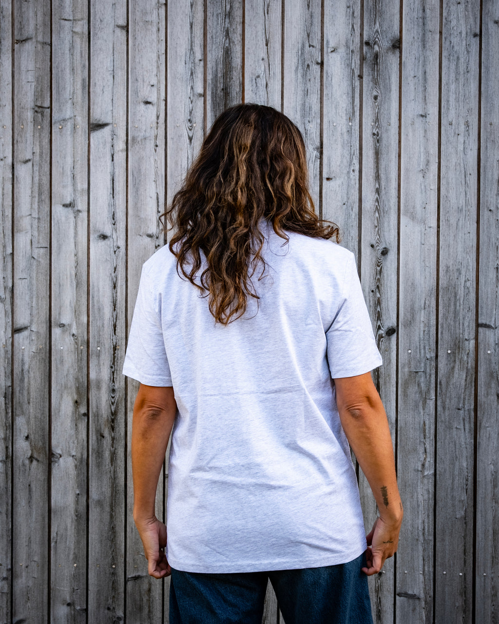 T-shirt grey melange